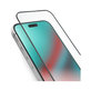 SBS - Kaljeno Steklo Full Cover za iPhone 15 Pro, črna