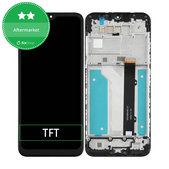 LG K41S - LCD zaslon + steklo na dotik + okvir (Black) TFT
