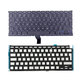 Apple MacBook Air 13" A1369 (Mid 2011), A1466 (Mid 2012 - Mid 2017) - Tipkovnica + osvetlitev ozadja UK/EU