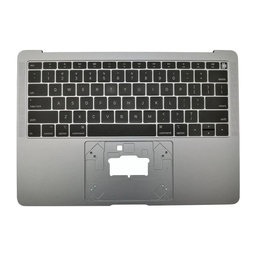 Apple MacBook Air 13" A1932 (2018 - 2019) - Zgornji okvir tipkovnice + tipkovnica UK (Space Gray)