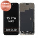 Zaslon za iPhone 15 Pro Max, Steklo na dotik z okvirjem, Refurbished