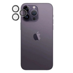 PanzerGlass - Zaščitni Ovitek za Objektiv Kamere Hoops za iPhone 14 Pro a 14 Pro Max, črna