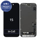 Zaslon In-Cell FHD za iPhone 15, Steklo na dotik z okvirjem, FixPremium