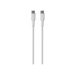 PURO - USB-C Kabel / USB-C, 60W, Soft, 1,5 m, bela