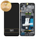 Samsung Galaxy A05s A057G - LCD zaslon + steklo na dotik + okvir (Black) - GH81-24364A, GH81-24365A Genuine Service Pack