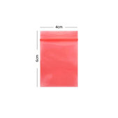 ESD antistatična vrečka z zadrgo (Red) - 4x6cm 100 kosov