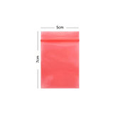 ESD antistatična vrečka z zadrgo (Red) - 5x7cm 100 kosov