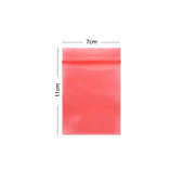 ESD antistatična vrečka z zadrgo (Red) - 7x11cm 100 kosov
