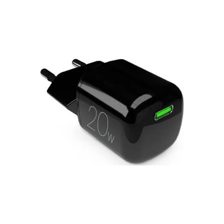 PURO - Polnilni adapter MiniPro USB-C, GaN, 20W, črna