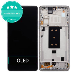 Xiaomi 11T, 11T Pro - LCD zaslon + steklo na dotik + okvir (Moonlight White) OLED