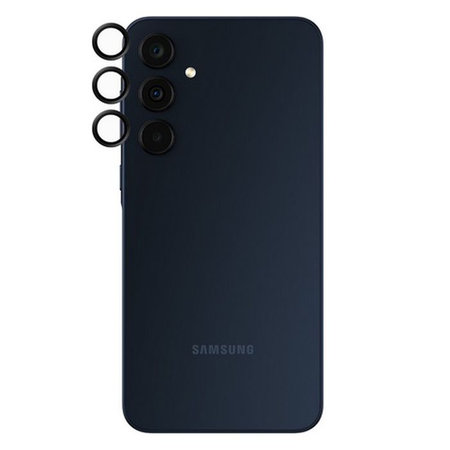 PanzerGlass - Zaščitni Ovitek za Objektiv Kamere Hoops za Samsung Galaxy A35, črna