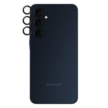 PanzerGlass - Zaščitni Ovitek za Objektiv Kamere Hoops za Samsung Galaxy A55, črna