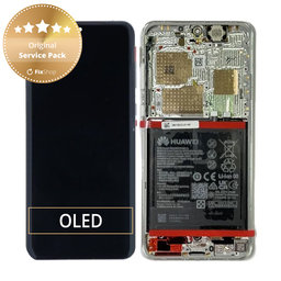 Huawei P60 Pro - LCD zaslon + steklo na dotik + okvir + baterija - 02355MUT Genuine Service Pack