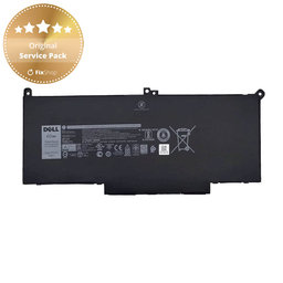 Dell Latitude 7280, 7290, 7380, 7390, 7480, 7490, E7280 - Baterija F3YGT 7600mAh - Genuine Service Pack