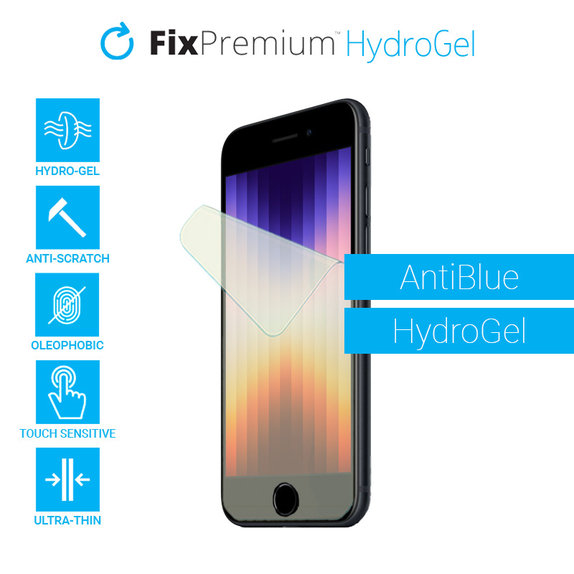 FixPremium - AntiBlue Screen Protector za Apple iPhone 6, 6S, 7, 8, SE 2020 in SE 2022