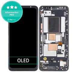 Asus ROG Phone 5 ZS673KS - LCD zaslon + steklo na dotik + okvir (Phantom Black) OLED