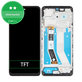 Motorola Moto G73 - LCD zaslon + steklo na dotik + okvir (Black) TFT