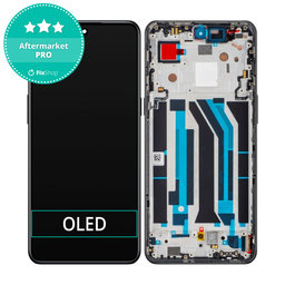 OnePlus 10T - LCD zaslon + steklo na dotik + okvir (Moonstone Black) OLED