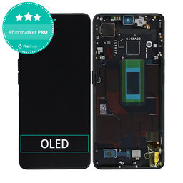 Oppo Reno 8 Pro CPH2357 - LCD zaslon + steklo na dotik + okvir (Glazed Black) OLED