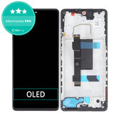 Xiaomi Poco X5 Pro - LCD zaslon + steklo na dotik + okvir (Astral Black) OLED