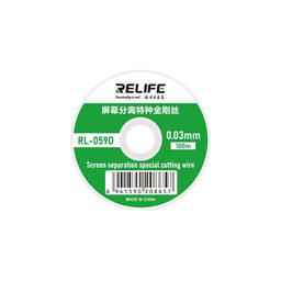 Relife RL-059D - Žica za ločevanje LCD zaslonov (0.03mm x 100M)