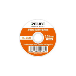 Relife RL-059F - Žica za ločevanje LCD zaslonov (0.08mm x 100M)