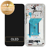 Xiaomi 14 23127PN0CC - LCD zaslon + steklo na dotik + okvir (White) - 56000500N300 Genuine Service Pack