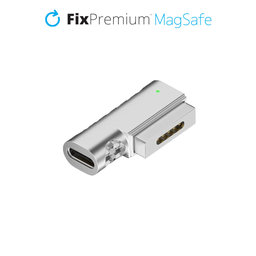 FixPremium - Adapter USB-C - MagSafe 2, srebro