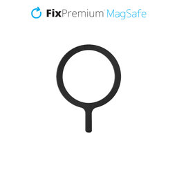 FixPremium - Magnet za MagSafe Ultra, črna