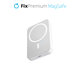 FixPremium - MagSafe PowerBank z Stojalom 5000mAh, bela