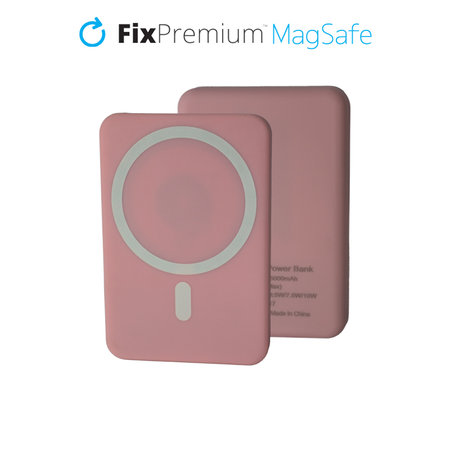 FixPremium - MagSafe PowerBank 5000mAh, roza