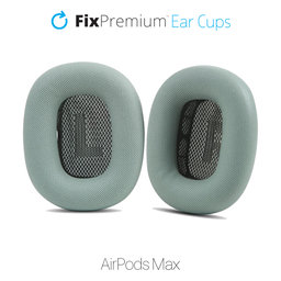 FixPremium - Nadomestni Ušesni Čepki za Apple AirPods Max (Eco-Leather), zelena
