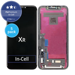 Apple iPhone XR - LCD zaslon + steklo na dotik + okvir In-Cell FixPremium (5 kosov)