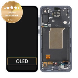 Samsung Galaxy A55 A556B - LCD zaslon + steklo na dotik + okvir (Awesome Navy) - GH82-34305A Genuine Service Pack