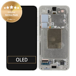 Samsung Galaxy S24 S921B - LCD zaslon + steklo na dotik + okvir (Amber Yellow) - GH82-33287D Genuine Service Pack