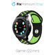 FixPremium - Silikonski športni pašček za Garmin (22mm), črn
