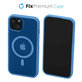 FixPremium - Ovitek Clear z MagSafe za iPhone 14, modra