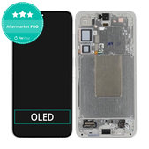 Samsung Galaxy S24 Plus S926B - LCD zaslon + steklo na dotik + okvir (Marble Grey) OLED
