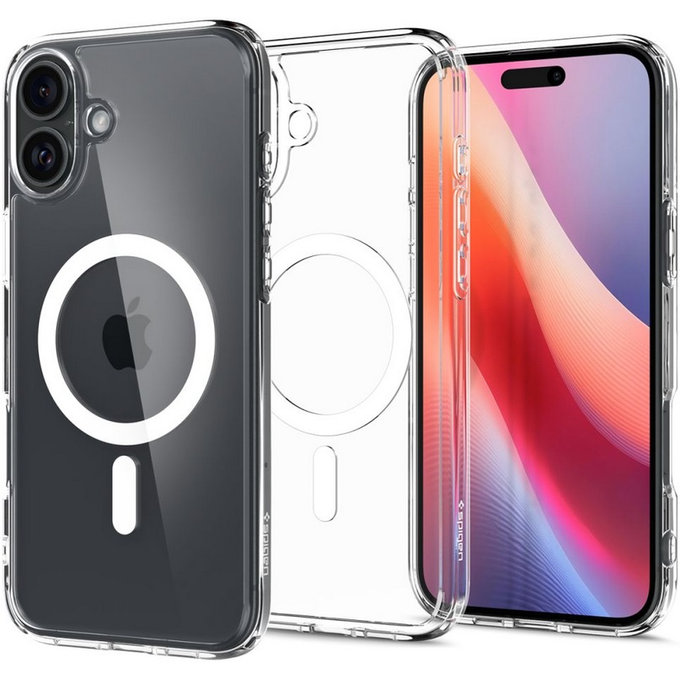 Spigen - Ovitek Ultra Hybrid z MagSafe za iPhone 16, bela