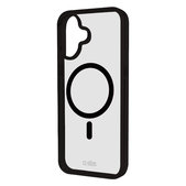 SBS - Ovitek Mag Frame z MagSafe za iPhone 16 Plus, črn