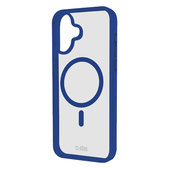 SBS - Ovitek Mag Frame z MagSafe za iPhone 16 Plus, modra