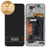 Honor 200 - LCD zaslon + steklo na dotik + okvir + baterija (Emerald Green) - 0235AKHW Genuine Service Pack