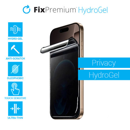 FixPremium - Privacy Screen Protector za Apple iPhone 16 Pro