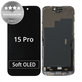 Apple iPhone 15 Pro - LCD zaslon + steklo na dotik + okvir Refurbished PRO
