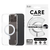 Ovitek Kickstand z MagSafe za iPhone 16 Pro Max, Srebrna, CARE