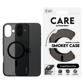 Ovitek Smokey z MagSafe za iPhone 16 Plus, Črna, CARE