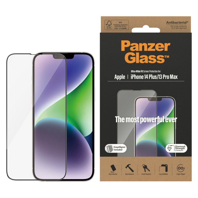 Kaljeno steklo UWF AB za Google Pixel 8 Pro, Črna, PanzerGlass