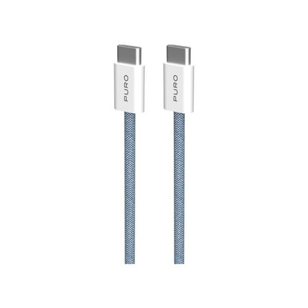 PURO - USB-C Kabel / USB-C, 60W, Fabrik FABK4, 1,5 m, blue lagon