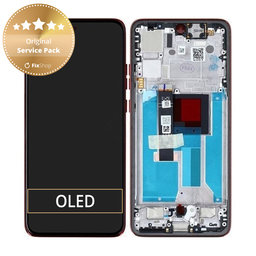Motorola Edge 50 Neo - LCD zaslon + steklo na dotik + okvir (Poinciana) - 5D68C28684 Genuine Service Pack