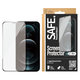 Kaljeno steklo Case Friendly za iPhone 12 Pro/12, Črna, SAFE by PanzerGlass